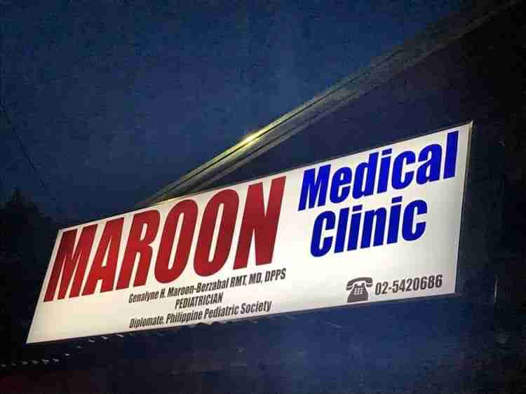 Maroon Medical Clinic 1833 Pedro Gil St. Sta. Ana Manila Philippines